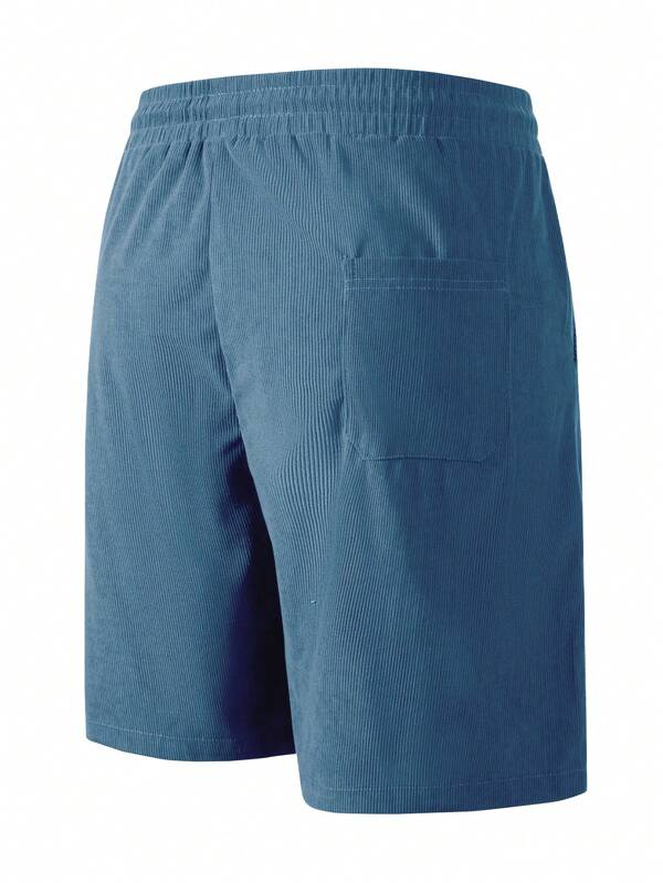 Lightweight men's drawstring shorts, ideal for summer beach days, vacation & relaxed streetwear.