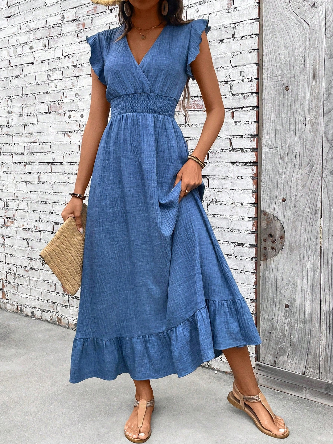 Women's Wrap Maxi Dress