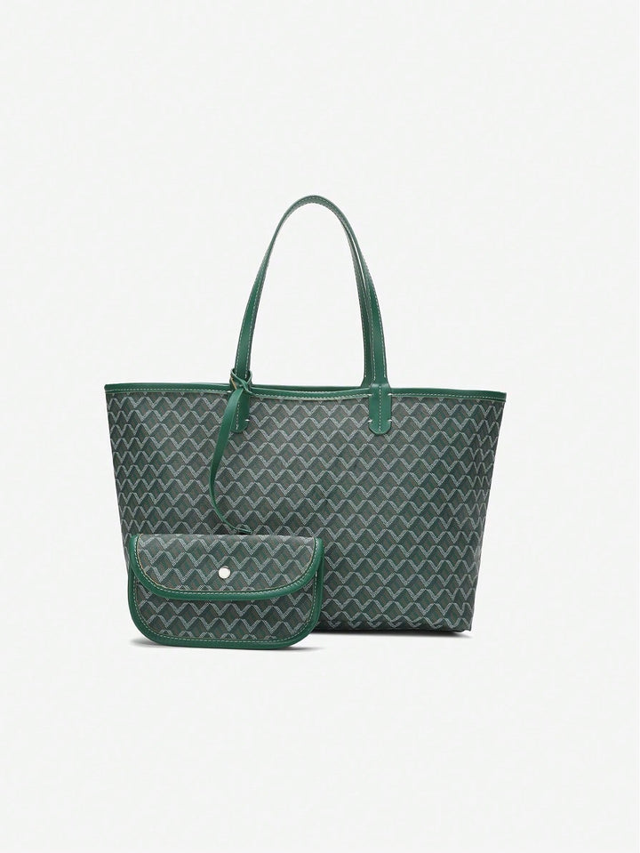 Durable lightweight shoulder tote bag, great for everyday carry. Unisex & minimalist design for students.