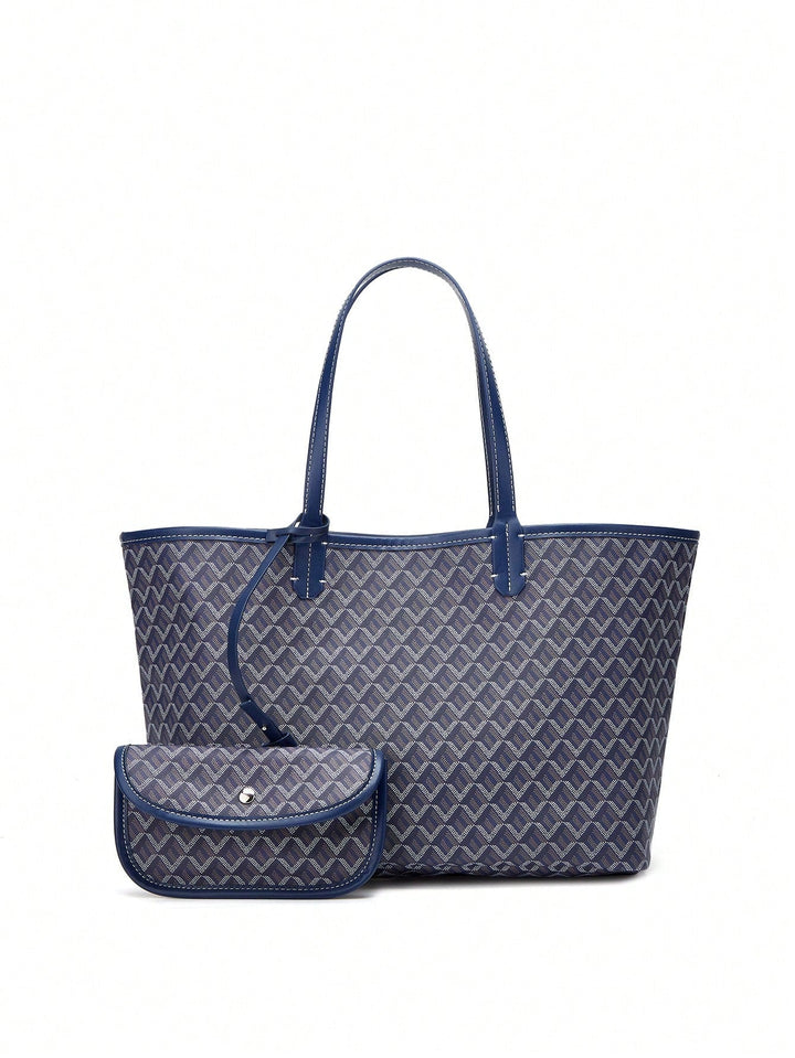 A versatile lightweight tote bag functioning as a shoulder bag, ideal for everyday carry, school, or work.
