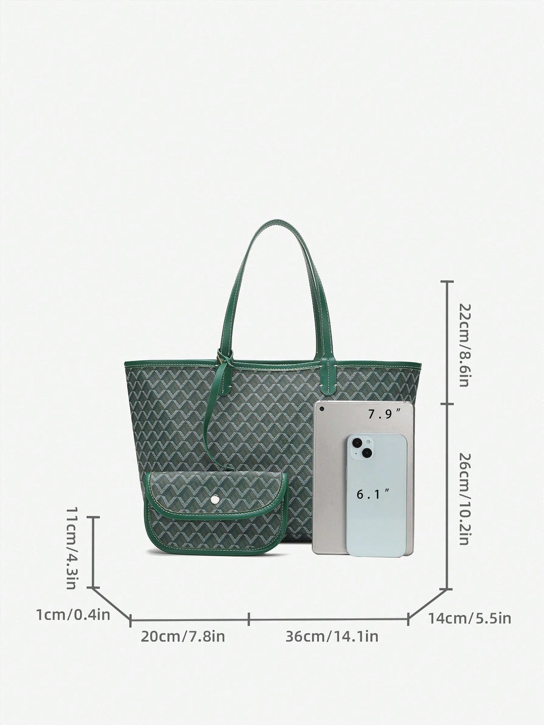 Simple, minimalist lightweight shoulder tote bag for everyday carry. Spacious and practical for all users.
