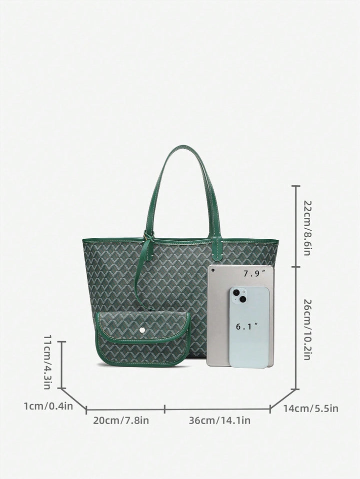 Simple, minimalist lightweight shoulder tote bag for everyday carry. Spacious and practical for all users.