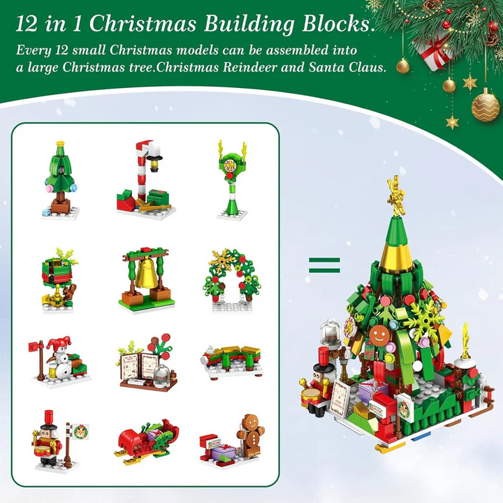 Inspire creative play with this Kids' Building Bricks Advent Calendar, a fun construction set for holidays.