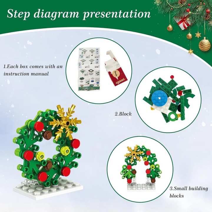 Family fun with a Kids' Building Bricks Advent Calendar, a festive Christmas toy and construction set.