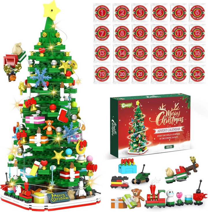 Bring joy with a Kids' Building Bricks Advent Calendar, perfect for creative holiday and Christmas construction.