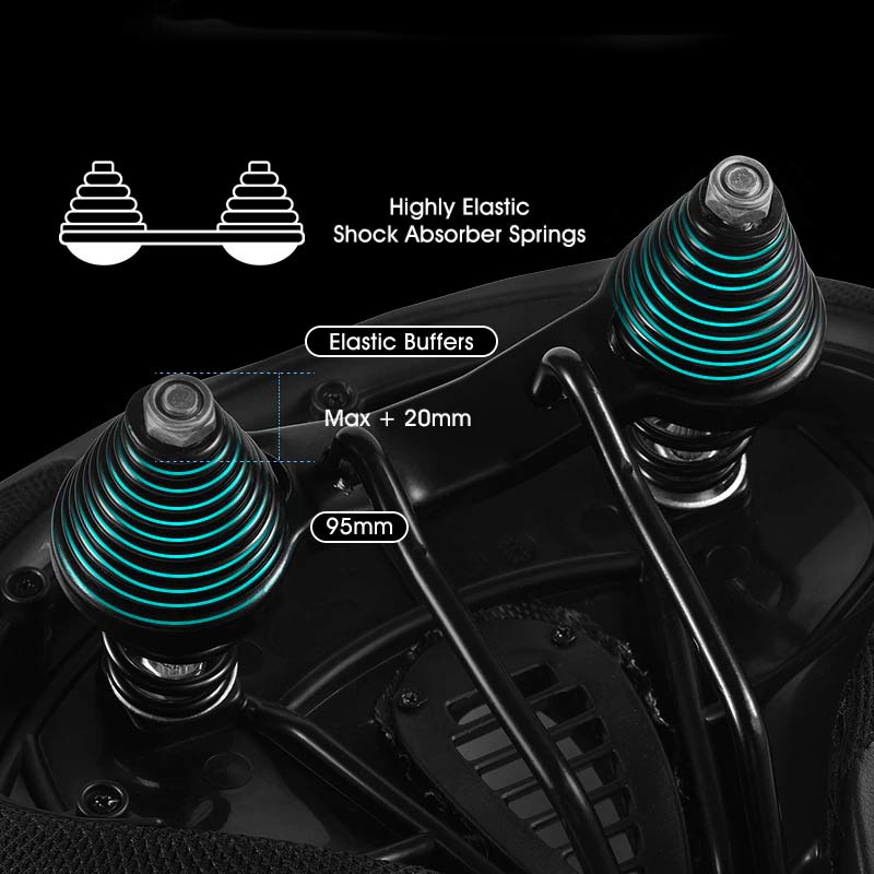 Ergonomic bike seat with extra padding for ultimate comfort. Ideal for road bike & mountain bike riders.