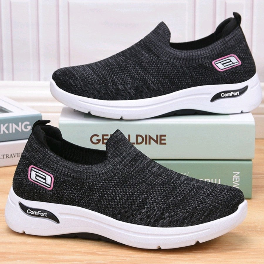 Breathable, lightweight women's orthopedic sports shoes featuring arch support for foot pain relief.