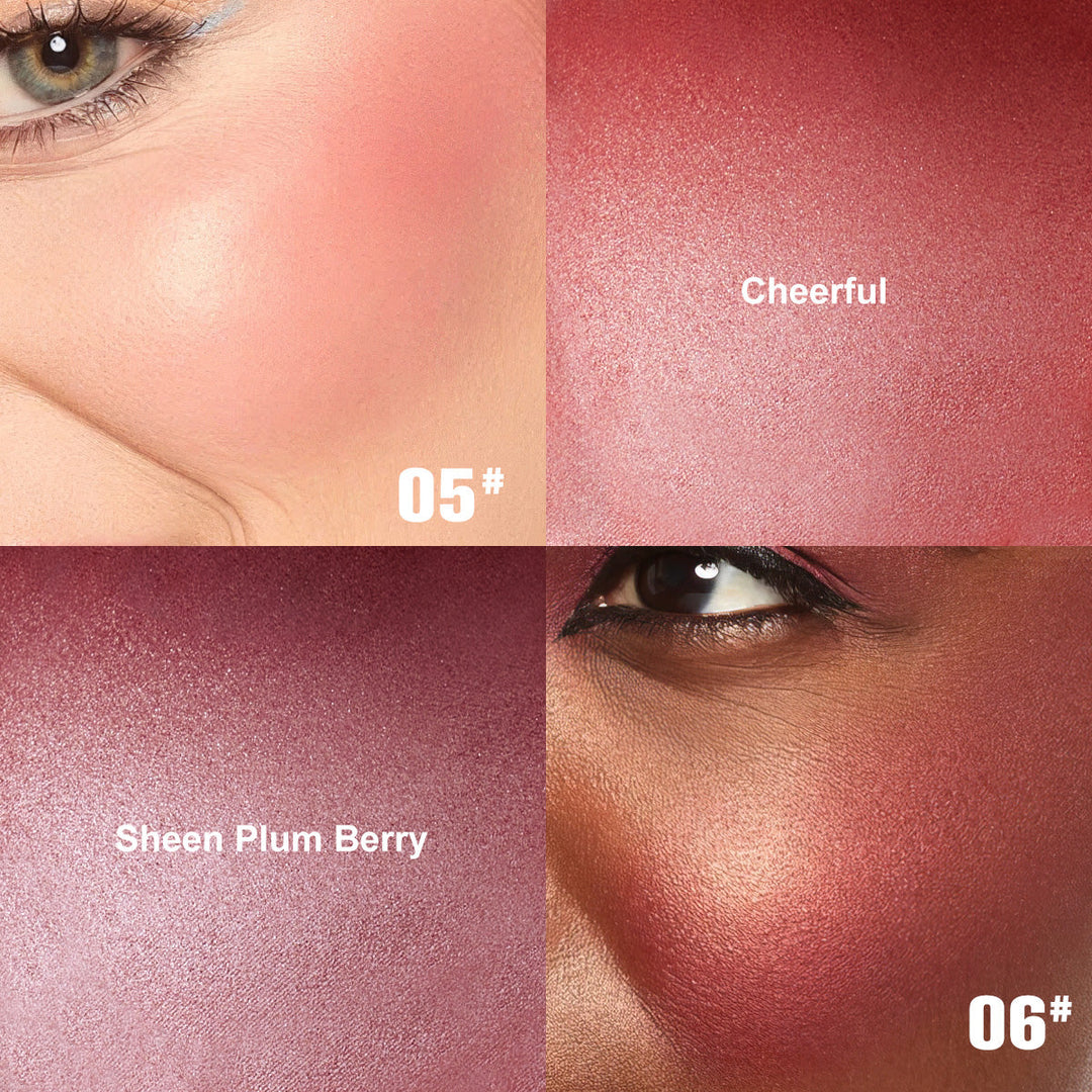 Beauty cosmetic: Women's Luminous Powder Blush for glowing, radiant cheeks.