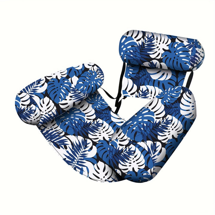 Adult unisex inflatable pool float lounger, a comfy water hammock for ultimate relaxation.
