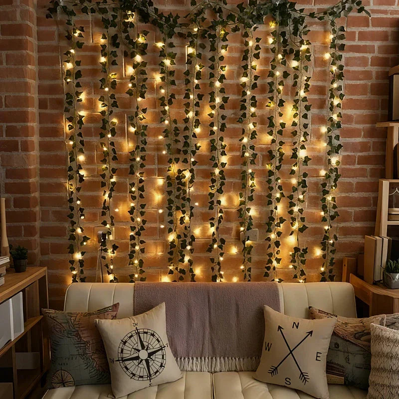 Nvroome decorative LED leaf lights, warm white, for enchanting indoor/outdoor displays.