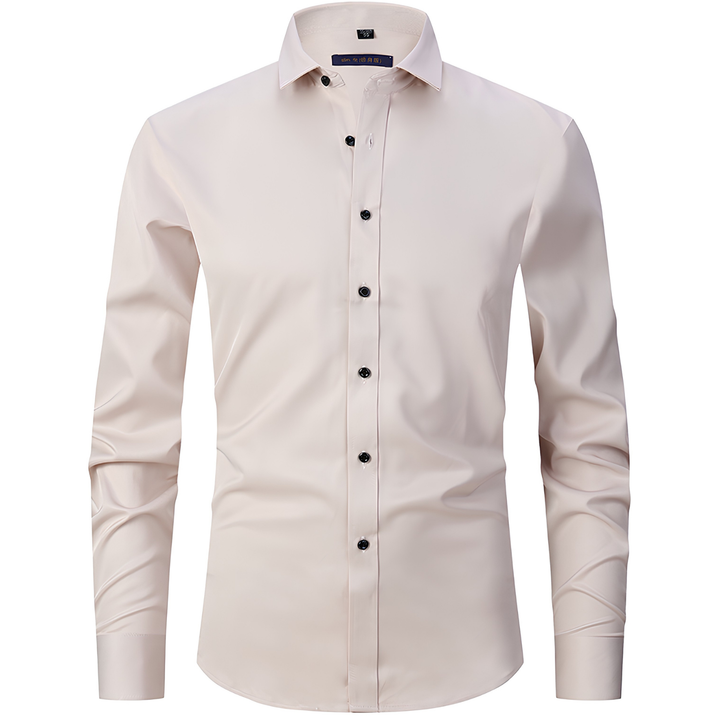 Versatile men's casual shirt, long sleeve, classic fit for office or weekend wear.