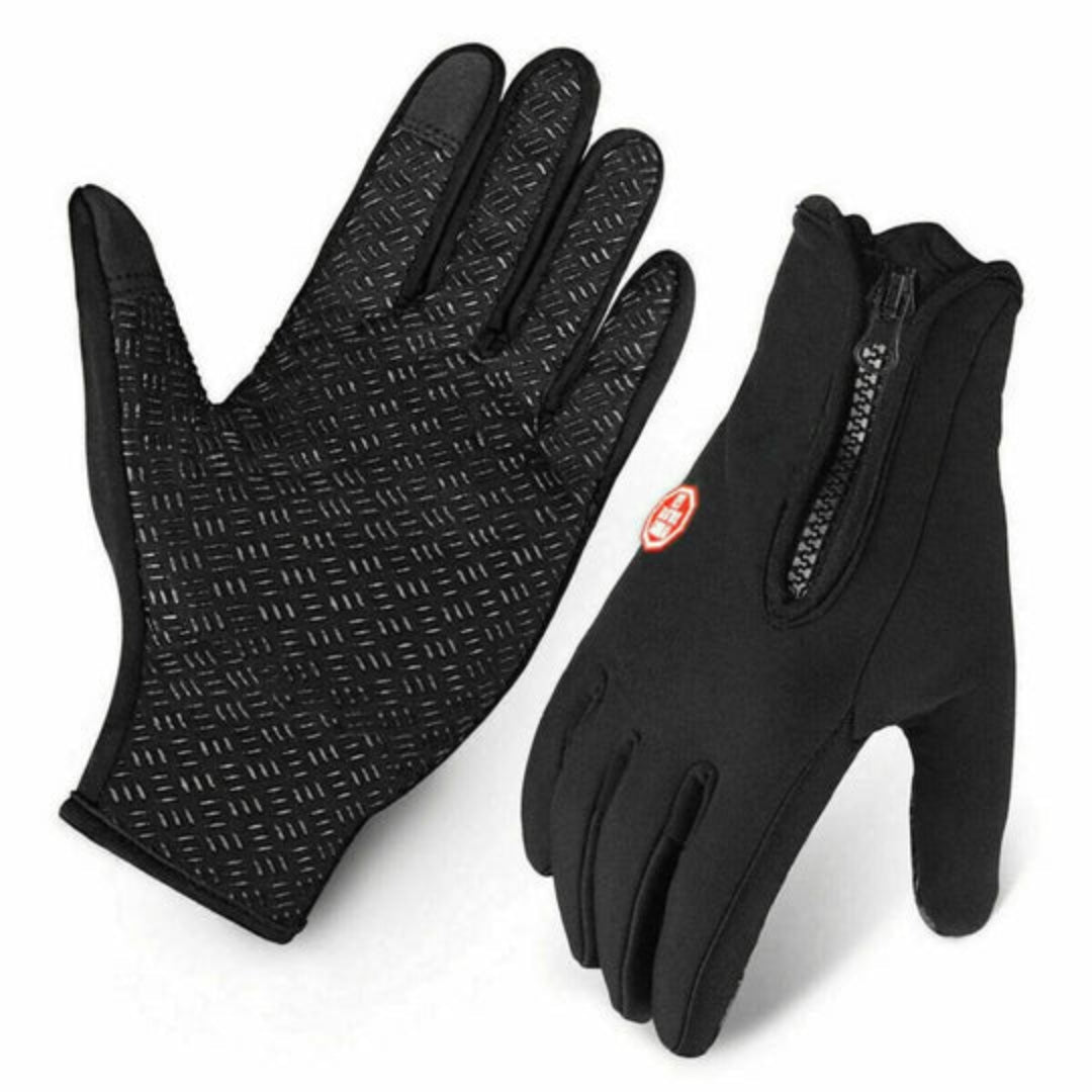 Durable waterproof heated gloves, ideal for skiing, snowboarding & extreme cold. Unisex design.