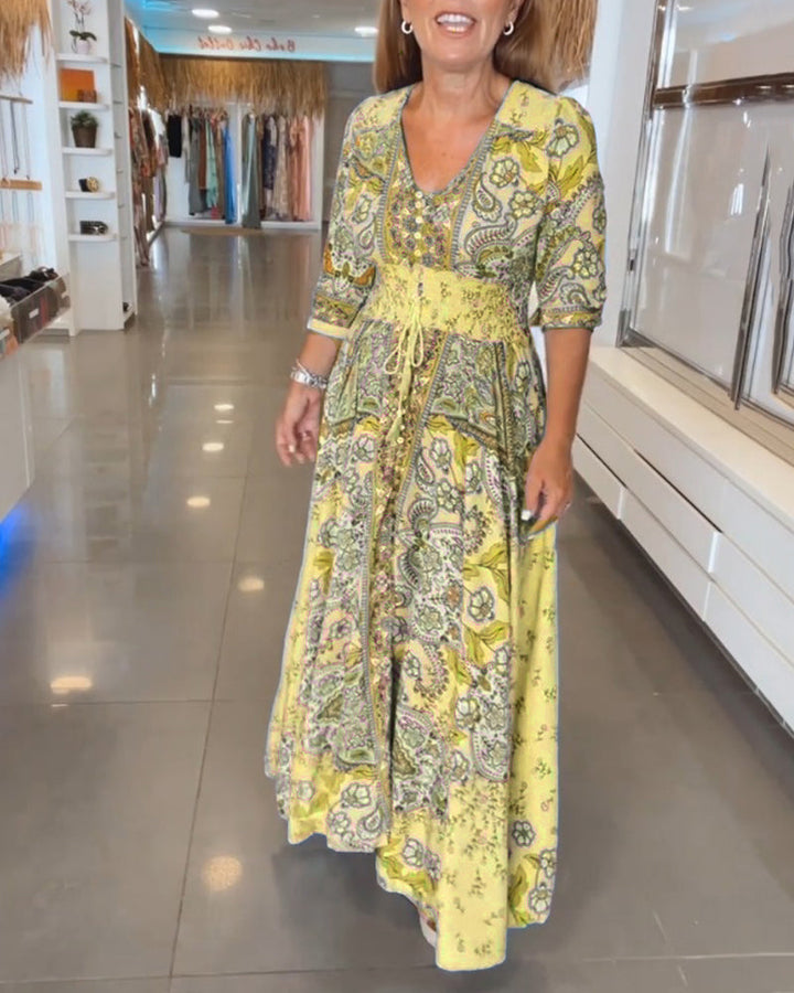 Helia Floral Maxi Dress