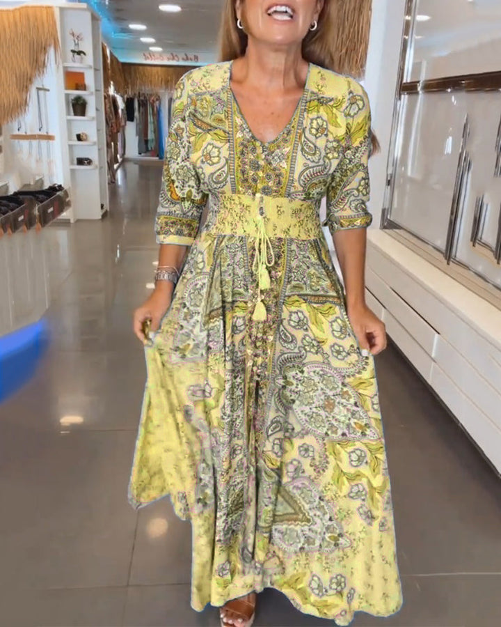 Helia Floral Maxi Dress