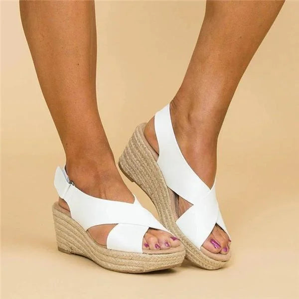 Women's Orthopedic Summer Sandals - White, Black, Beige