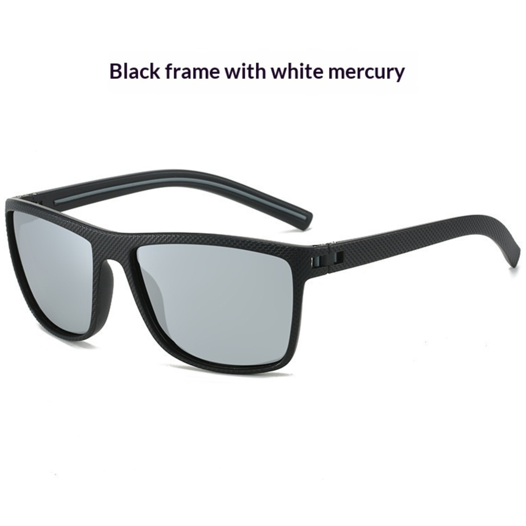 Durable men's polarized sports eyewear for cycling, fishing, and outdoor adventures.