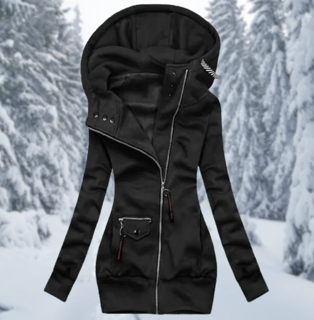 Stylish women's waterproof transitional jacket. Lightweight design for spring, perfect everyday rain protection.