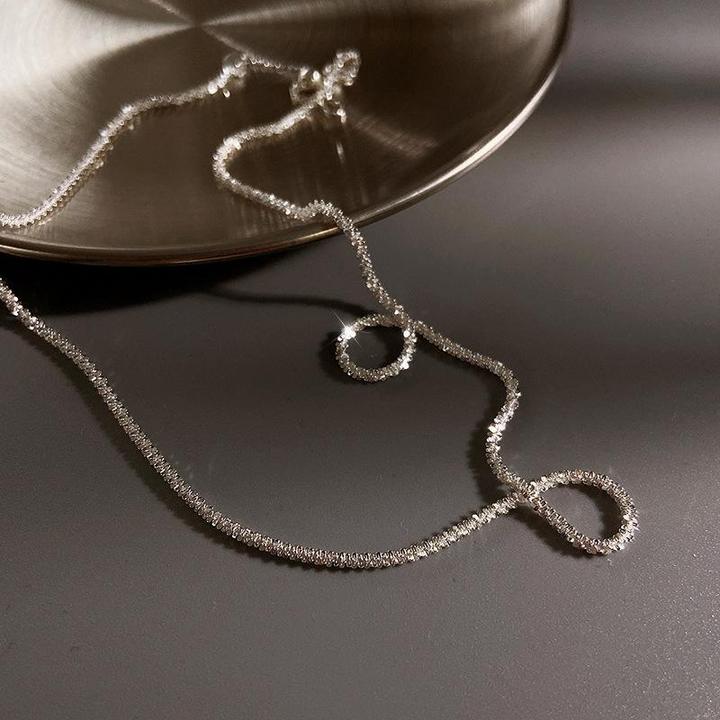 Starry Light Silver Necklace Set