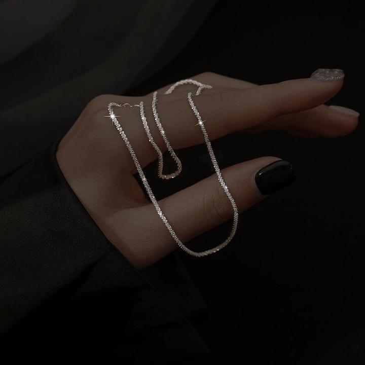 Starry Light Silver Necklace Set
