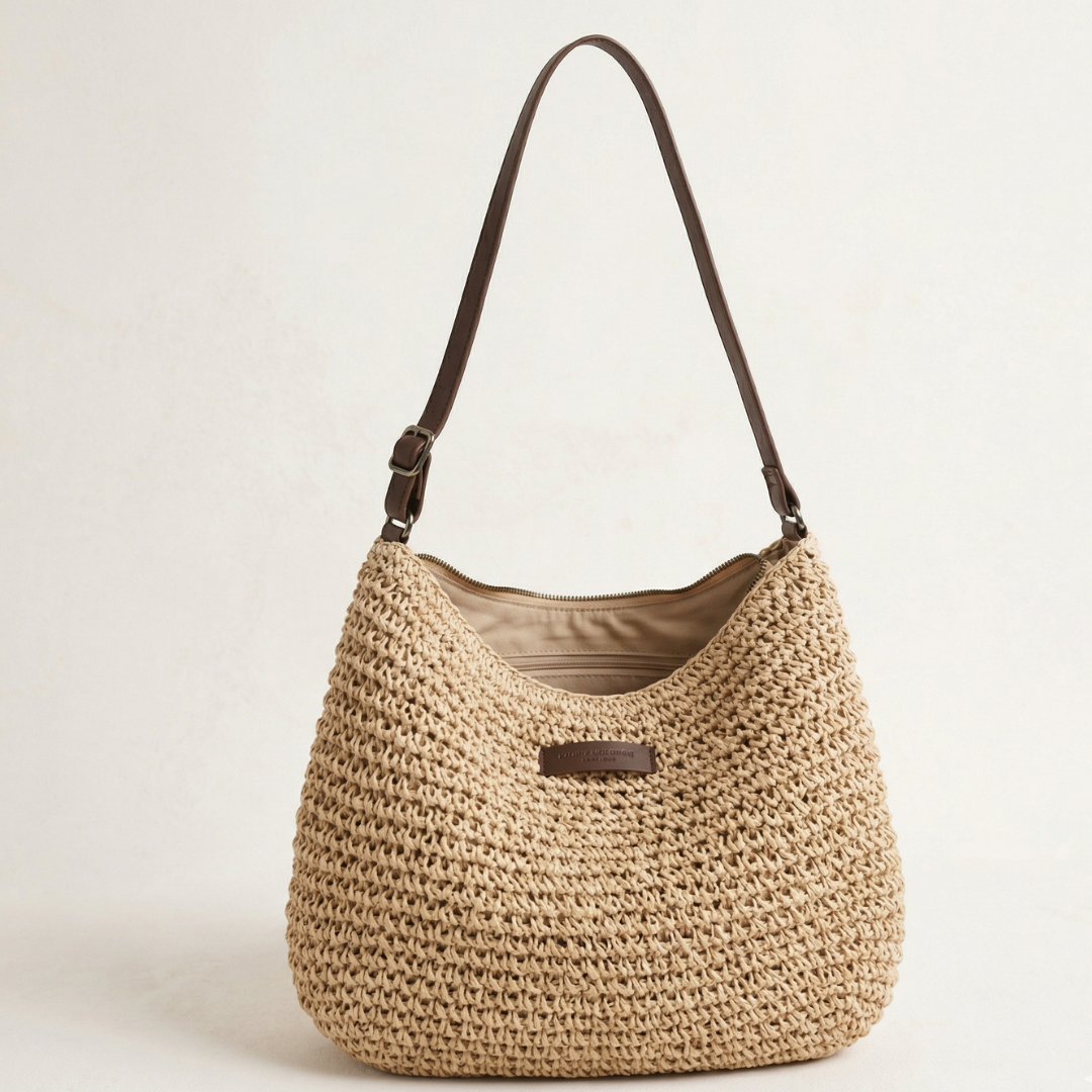 Beige women's elegant everyday sling crossbody bag for casual fashion.
