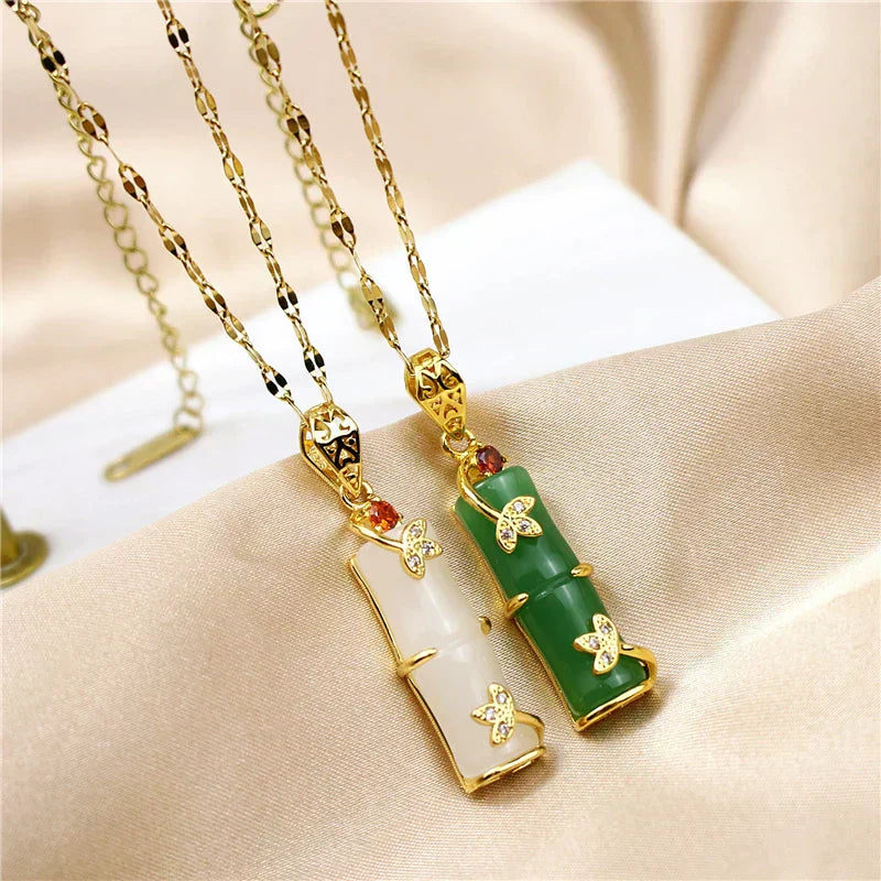 Women's Jade Amulet Necklace