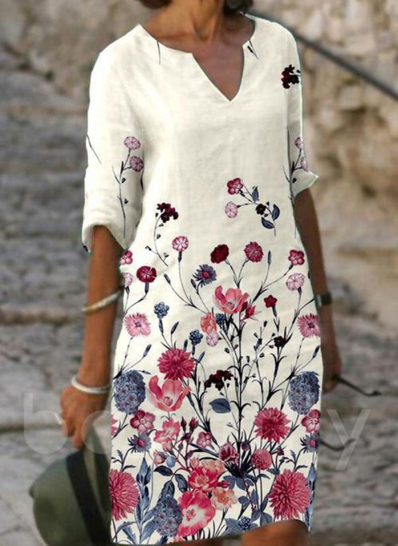 Women's Floral Print Dress