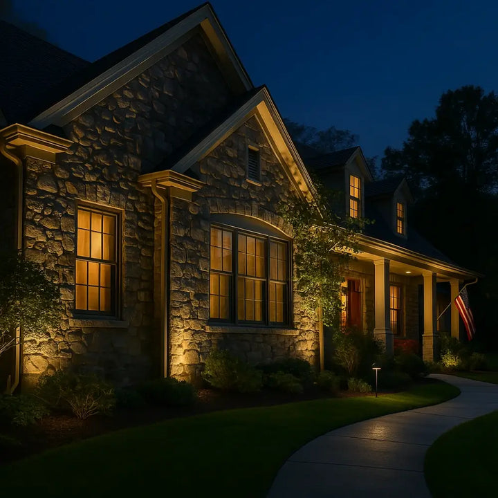 Nvroome Lights solar spotlight offering multicolor RGB and clear white outdoor lighting.