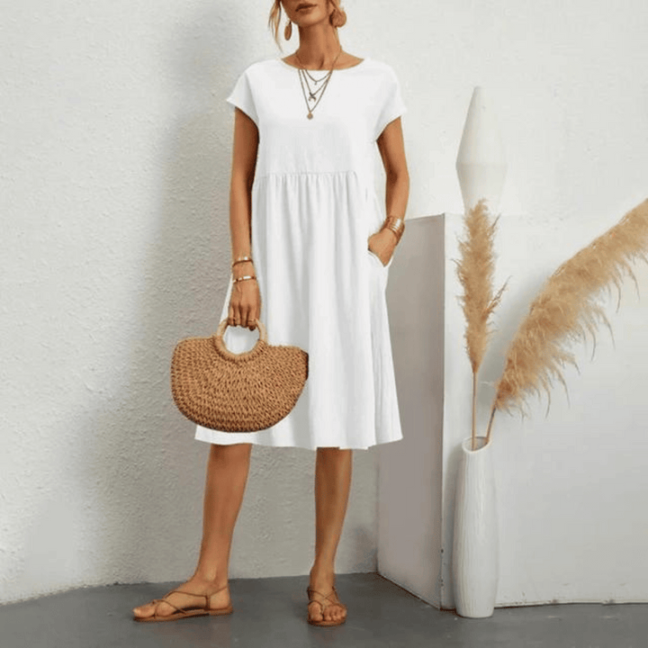 Women's elegant tummy control dress with a flattering fit, perfect for everyday style.