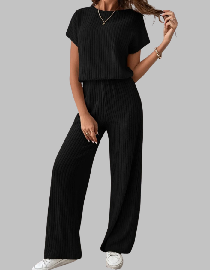 Women's Ribbed Knit Lounge Set