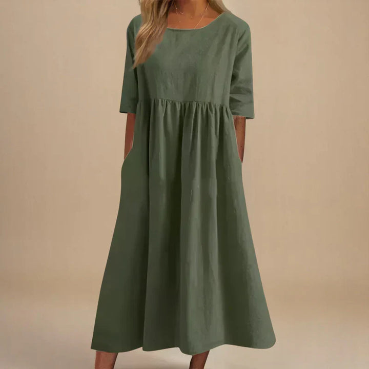 Flattering Fit & Flow Midi Dress