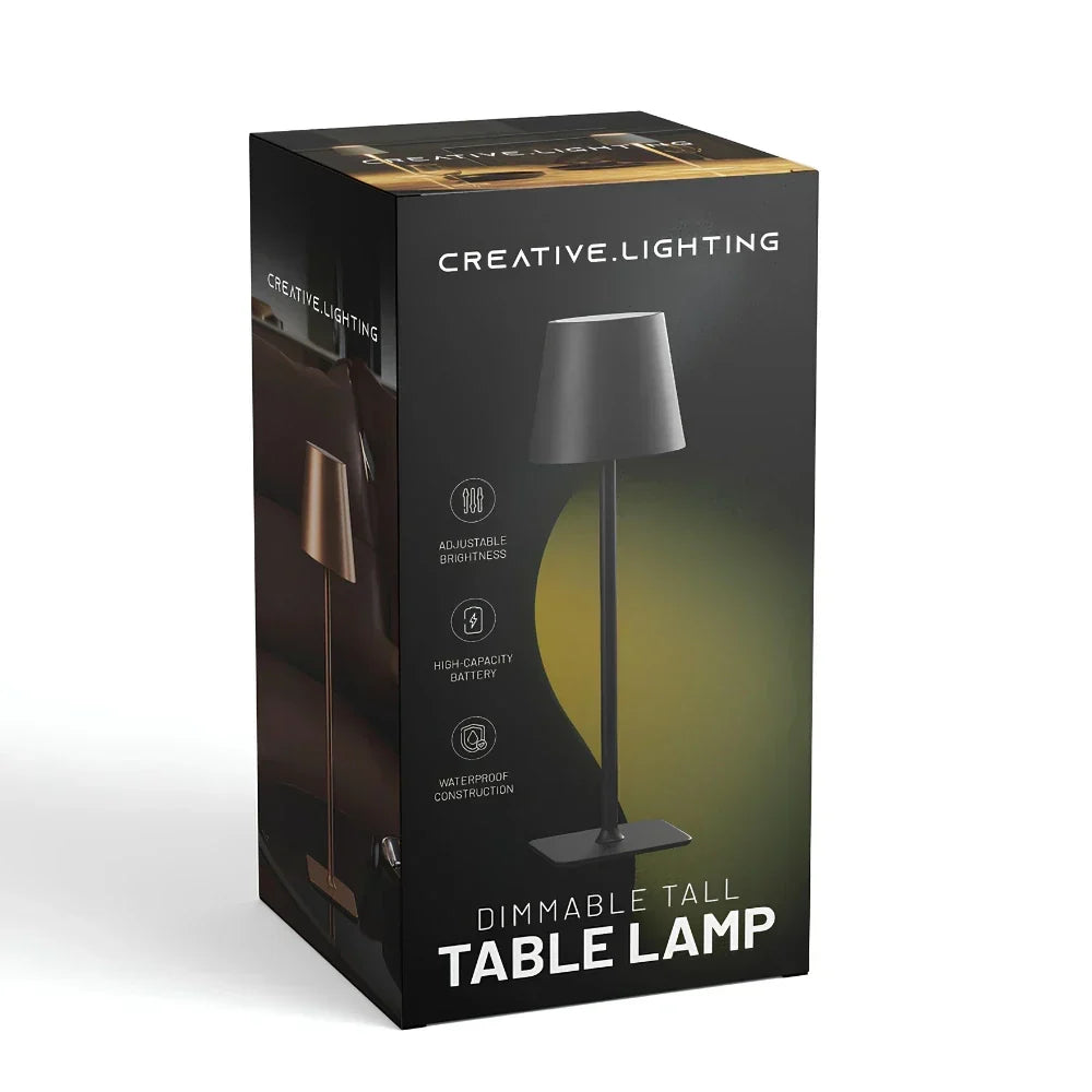 Versatile Nvroome LED lamp, dimmable for indoor outdoor, bedroom, or patio.