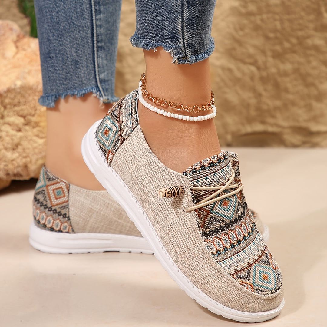 Women's Tribal Comfort Sneakers - Khaki