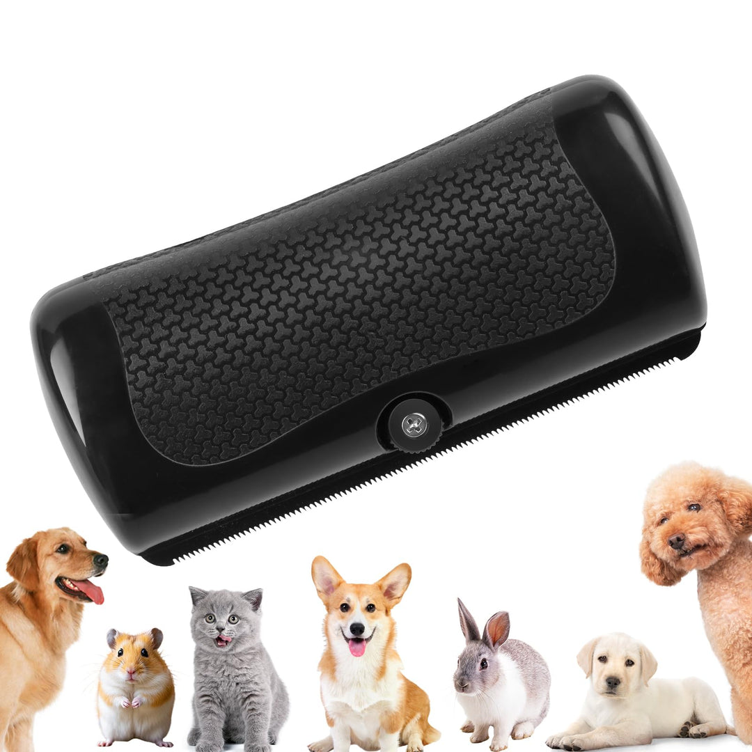 Pet deshedding brush for dogs, cats & rabbits. Efficient grooming tool for fur removal & undercoat care.