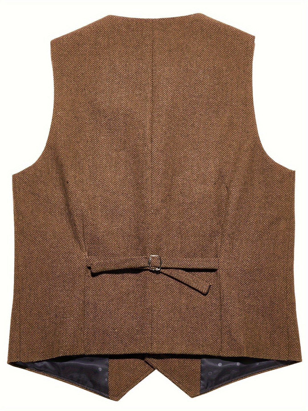 Classic fit men's wool blend button vest, a stylish sleeveless jacket for modern mens fashion.