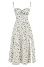 Green - Flower Print