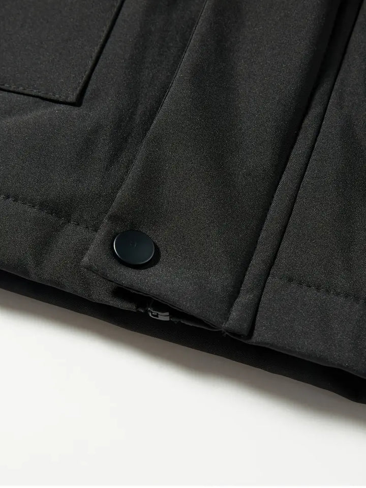 Stylish men's waterproof winter parka. Warm padded coat for ultimate cold weather comfort.