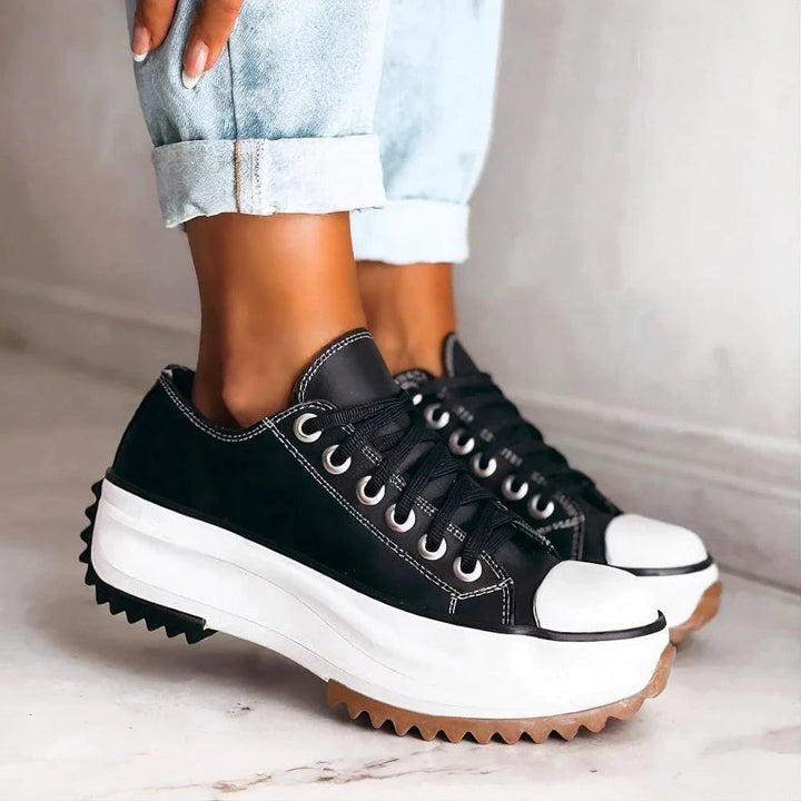 Women's sneakers for foot pain relief, featuring orthopedic support and soft cushioning for daily wear.