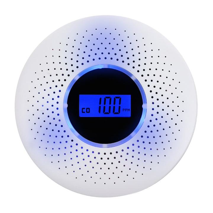 Dual smoke and carbon monoxide detector alarm, a crucial home safety device for emergency protection.