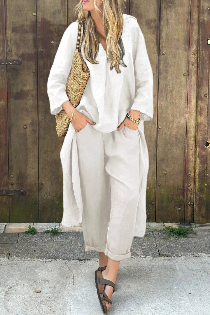 Chic Linen Blend Set