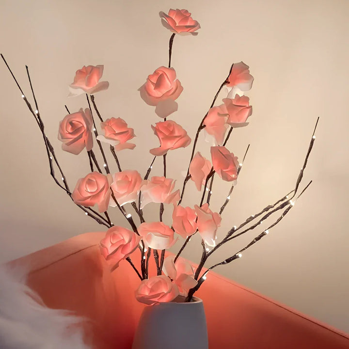 Twig lights with warm white LEDs, perfect for ambient & decorative home lighting.