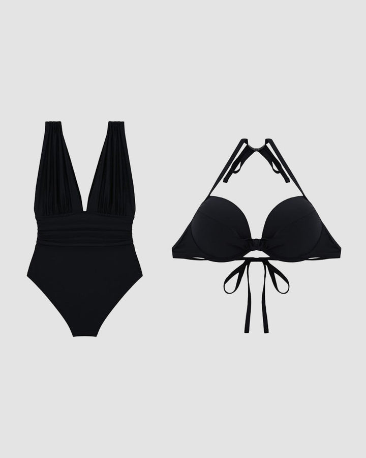 Women's Shaping Swimsuit Deep V-Neck