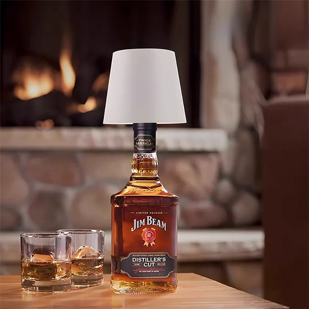 Nvroome rechargeable LED bottle light cap, perfect for a customizable, upcycled decor piece.