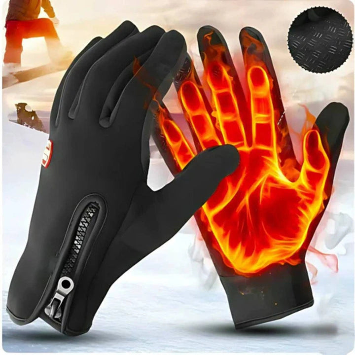Unisex heated outdoor gear. Waterproof, windproof, and touchscreen ski gloves for ultimate warmth.