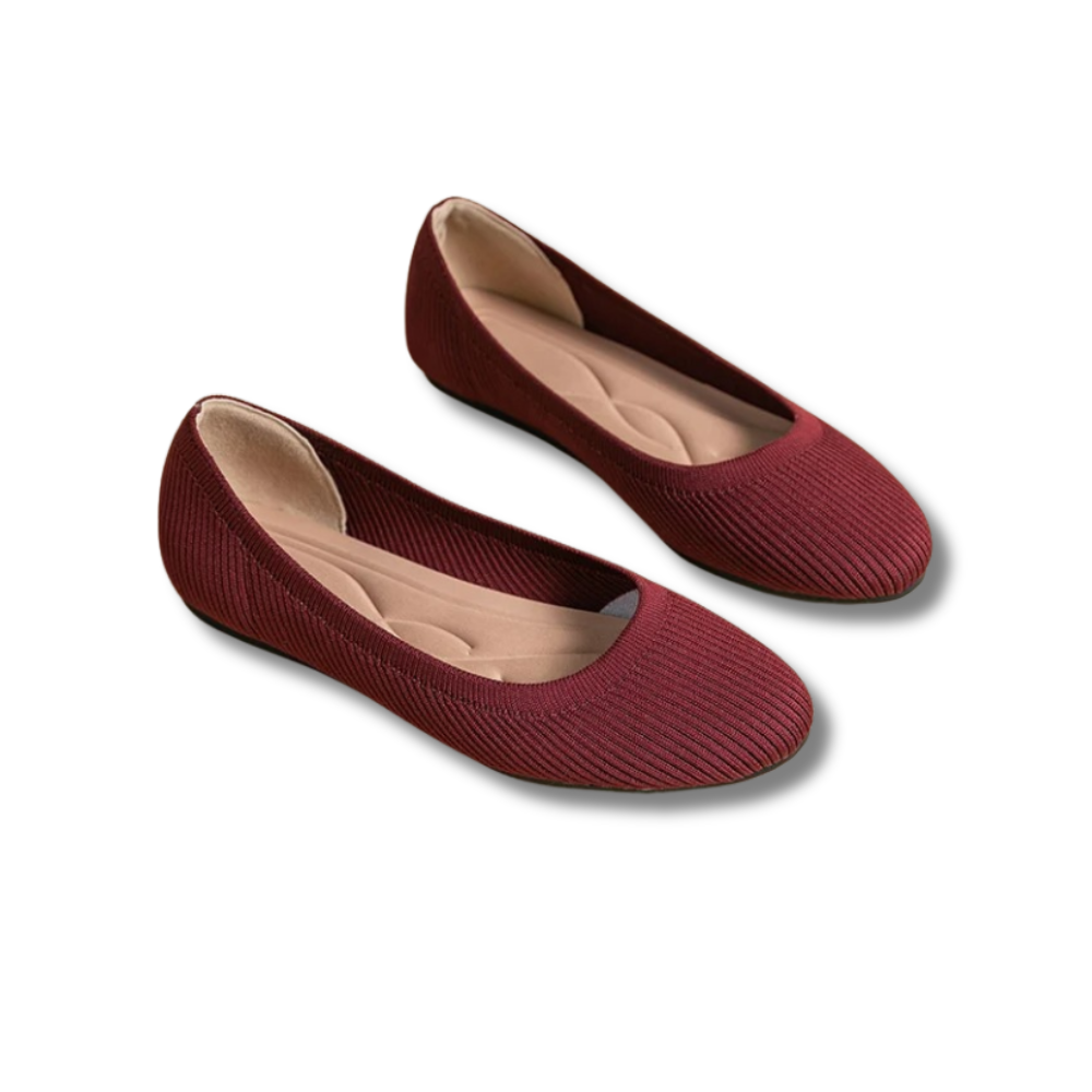 Versatile women's slip-on ballet flats, comfortable and chic for any casual or work occasion.