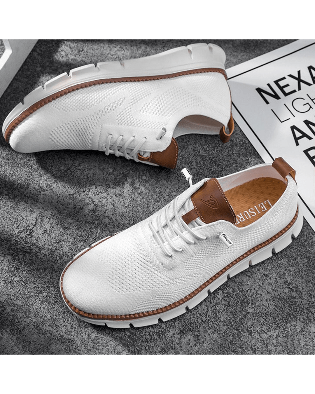 Men's daily wear sneakers with all-day support and a flexible, cushioned sole.