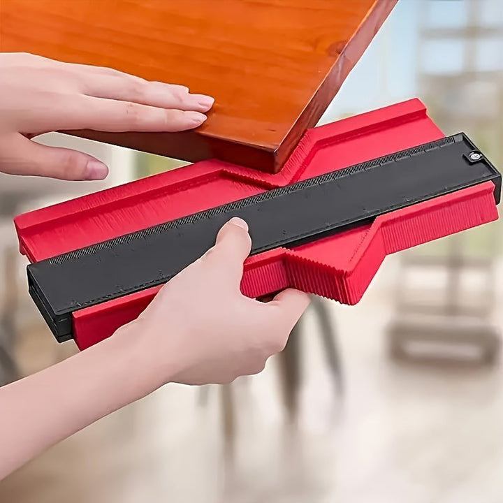 Professional precision contour gauge for detailed shape measurement in woodworking & tiling.