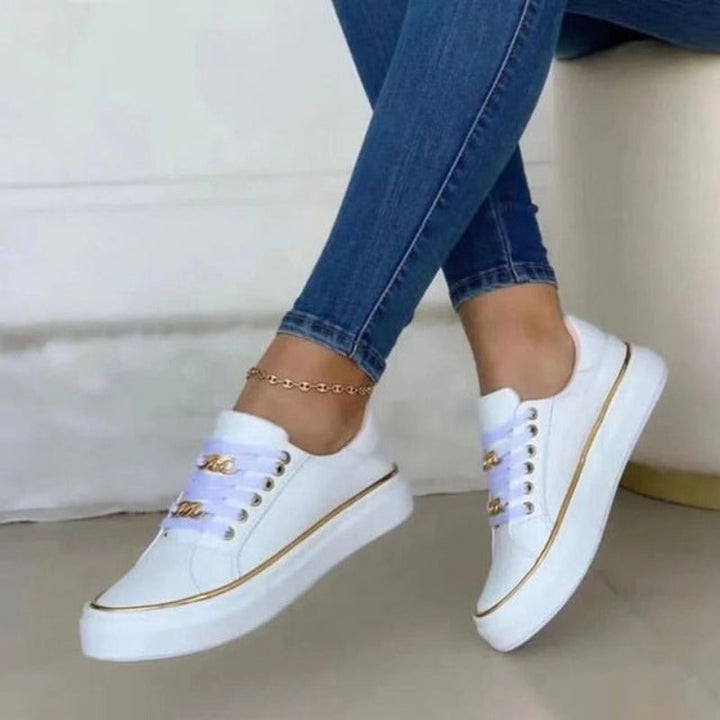 Comfortable women's orthopedic walking shoes, offering all-day support with a flexible sole & ergonomic design.