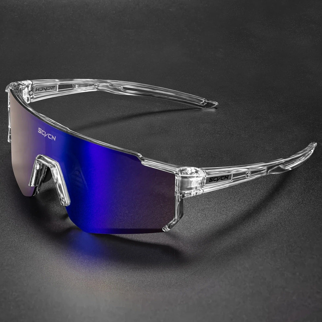 Sleek unisex UV400 sunglasses, perfect for high-performance outdoor sports and eye protection.