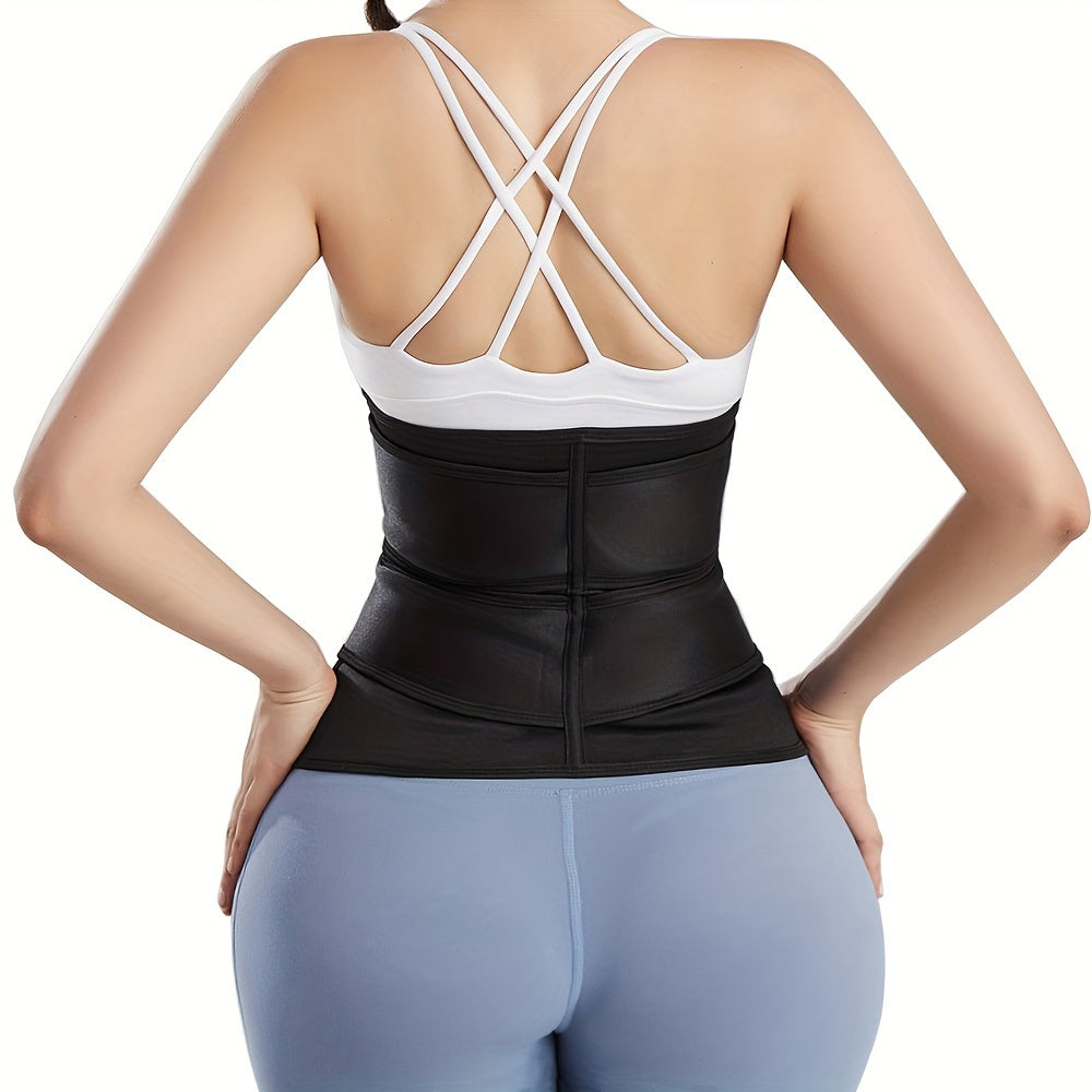 ShapeCurve women's adjustable waist trimmer provides compression, core support & a sculpted, slimming silhouette.