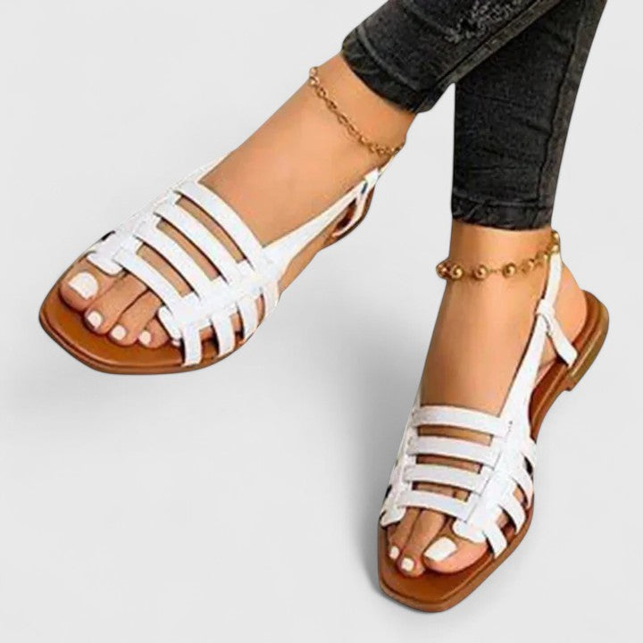 Casual women's orthopedic slingback sandals, perfect summer shoes with arch support & comfort footwear.